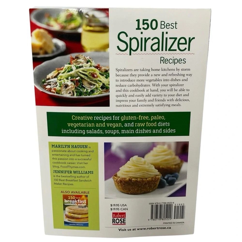 150 Best Spiralizer Recipes Marilyn Haugen Jennifer Williams Vegetable Dishes